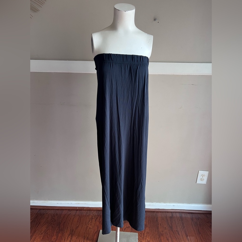 Yala Classic Black Strapless Dress Size Medium
